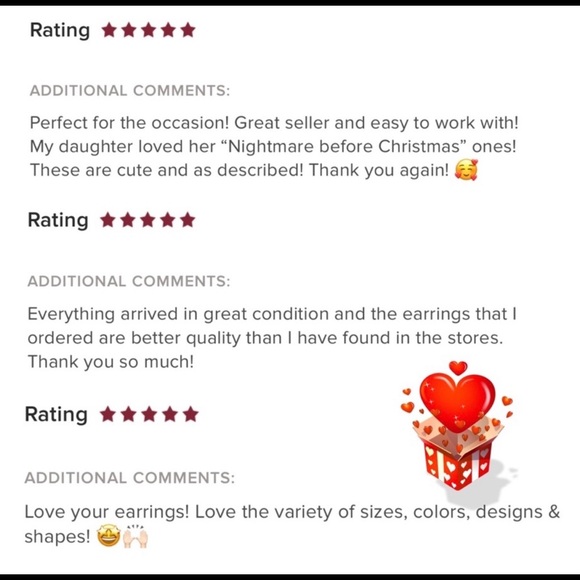 🖤Pick Any 3 for $12🖤 Mini Faux Leather Teardrop Earrings Sparkle - Picture 8 of 8